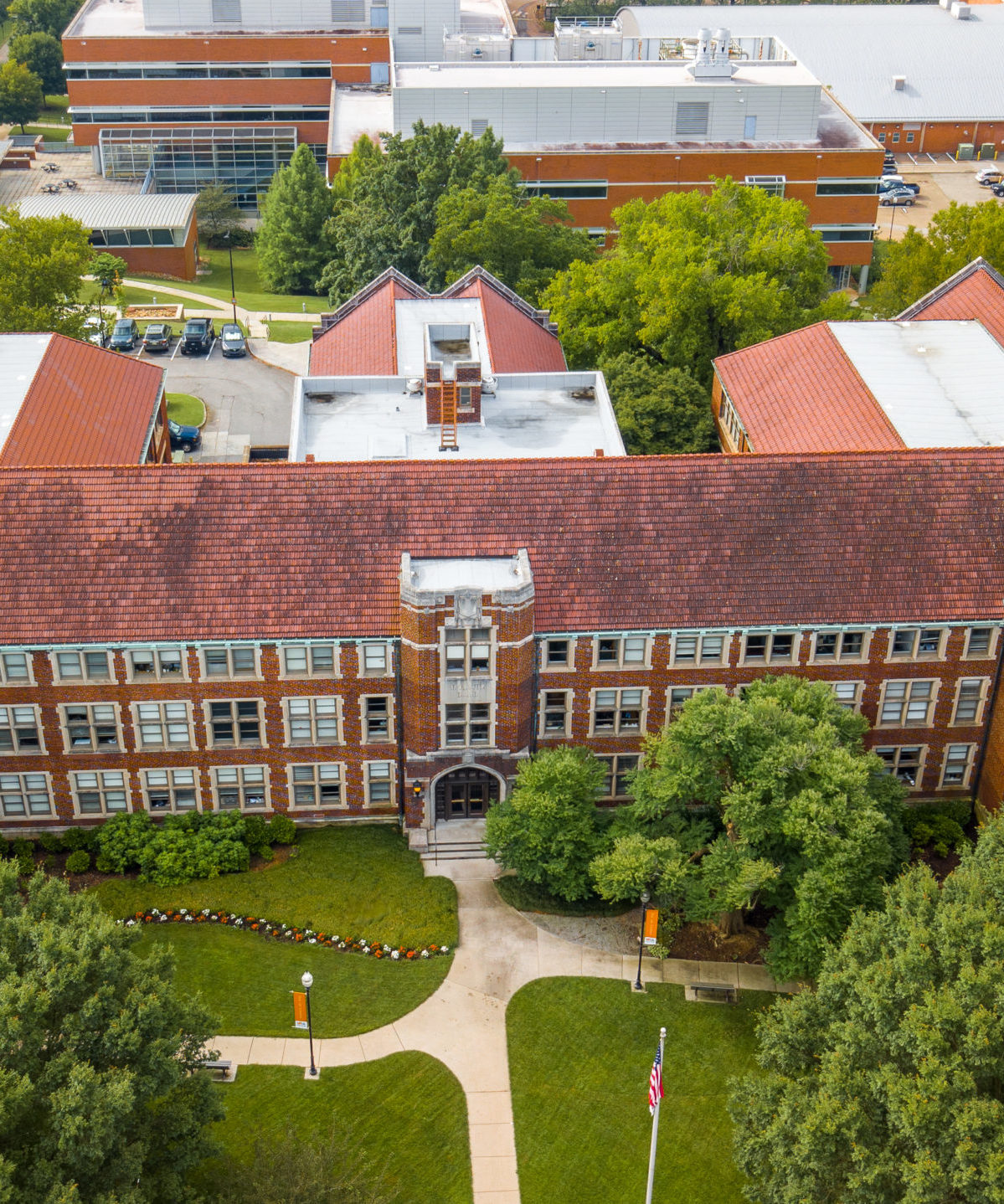 Aerial View of Morgan Hall